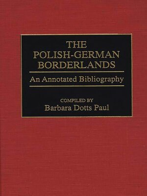 cover image of The Polish-German Borderlands